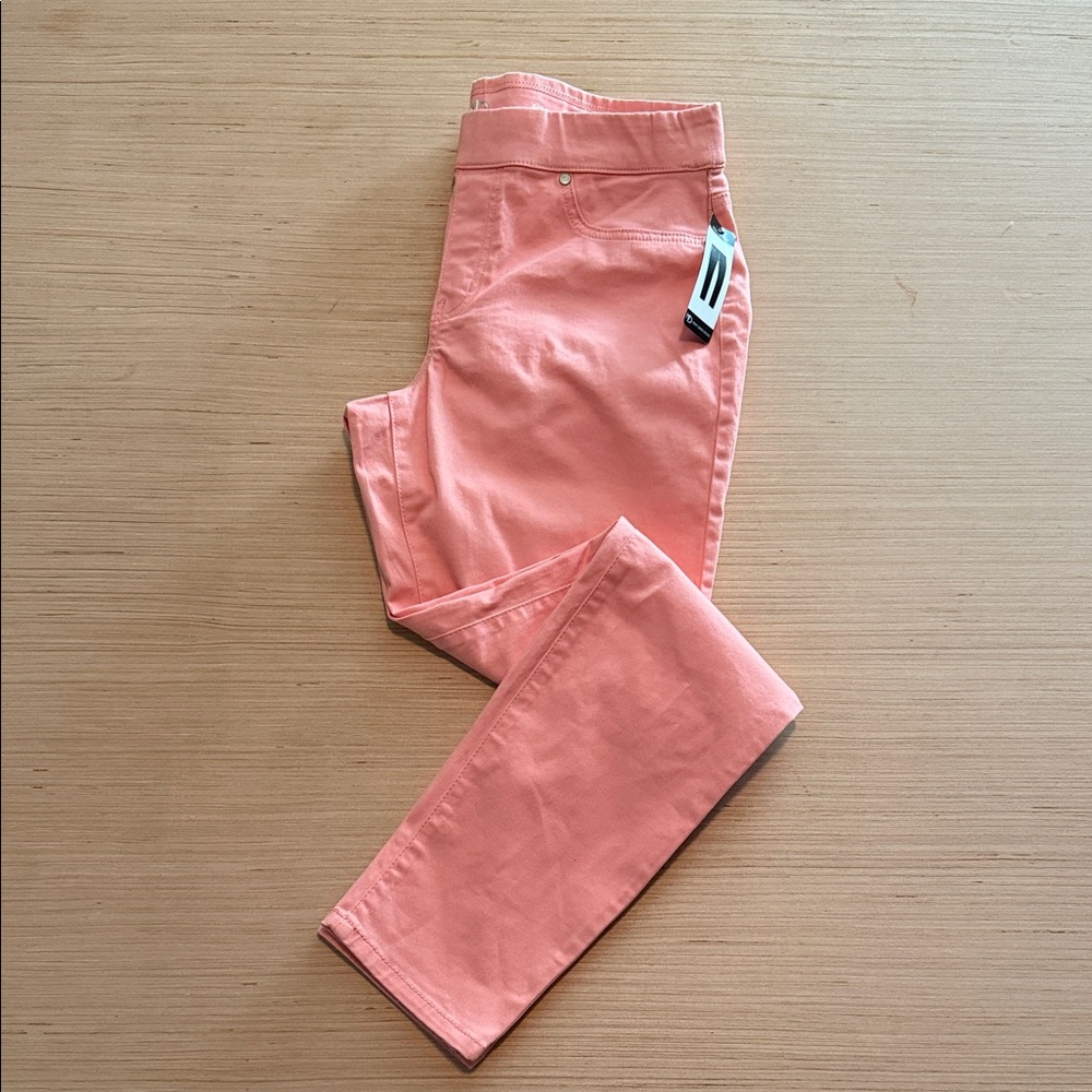 New Directions Coral Skinny Jeans